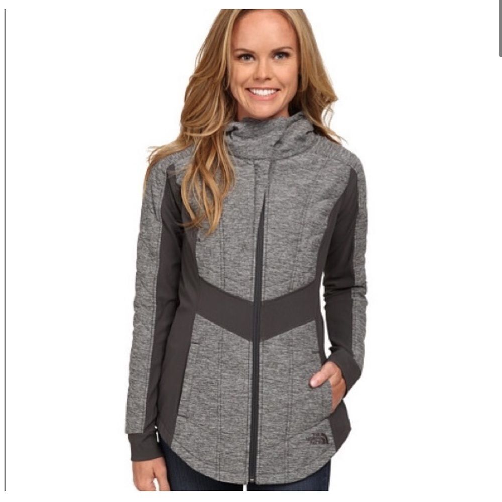The North Face Pseudio Jacket in Grey and Black XS NWOT